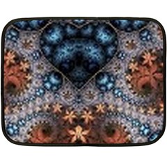 Fractal Double Sided Fleece Blanket (mini)  by Sparkle