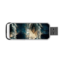 Fractal Portable Usb Flash (one Side) by Sparkle