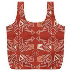 Abstract Pattern Geometric Backgrounds   Full Print Recycle Bag (xl) by Eskimos