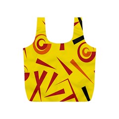 Abstract Pattern Geometric Backgrounds   Full Print Recycle Bag (s) by Eskimos