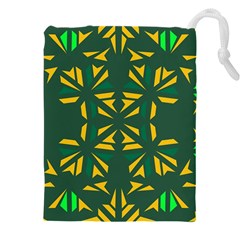 Abstract Pattern Geometric Backgrounds   Drawstring Pouch (5xl) by Eskimos