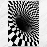 3d optical illusion, dark hole, funny effect Canvas 12  x 18  11.88 x17.36  Canvas - 1
