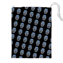 Skulls, Demonic Skull Pattern, Frida Kahlo Stylised Drawstring Pouch (4xl) by Casemiro