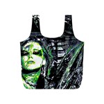 Dubstep Alien Full Print Recycle Bag (S) Back