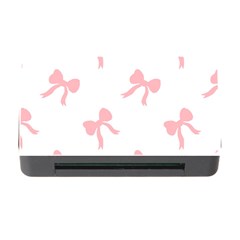 Pink Ribbons Pattern Memory Card Reader With Cf by Littlebird