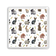 Cute Bunny Memory Card Reader (square) by SychEva