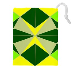 Abstract Pattern Geometric Backgrounds   Drawstring Pouch (5xl) by Eskimos