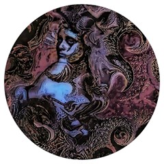 Boho Cthulu Round Trivet by MRNStudios