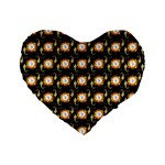 Digitalart Standard 16  Premium Flano Heart Shape Cushions Front