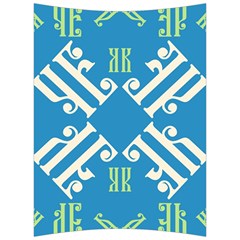 Abstract Pattern Geometric Backgrounds   Back Support Cushion by Eskimos