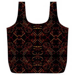 Abstract Pattern Geometric Backgrounds   Full Print Recycle Bag (xl) by Eskimos