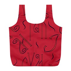 Abstract Pattern Geometric Backgrounds   Full Print Recycle Bag (l) by Eskimos