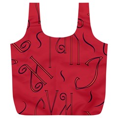 Abstract Pattern Geometric Backgrounds   Full Print Recycle Bag (xl) by Eskimos