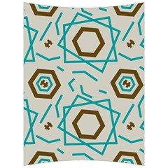 Abstract Pattern Geometric Backgrounds   Back Support Cushion by Eskimos