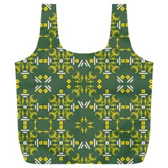 Abstract Pattern Geometric Backgrounds   Full Print Recycle Bag (xxl) by Eskimos
