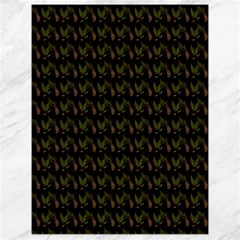 Fern Pattern 2 Black Canvas 18  X 24  by violetheavensky