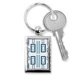 Abstract pattern geometric backgrounds   Key Chain (Rectangle) Front