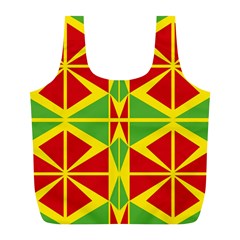 Abstract Pattern Geometric Backgrounds   Full Print Recycle Bag (l) by Eskimos
