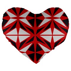 Abstract Pattern Geometric Backgrounds   Large 19  Premium Heart Shape Cushions by Eskimos