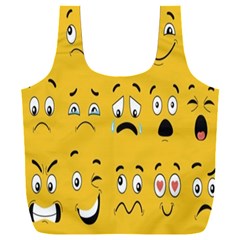 Emojis Full Print Recycle Bag (xxxl) by Sparkle
