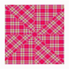 Pink Tartan-10 Medium Glasses Cloth (2 Sides) by tartantotartanspink2