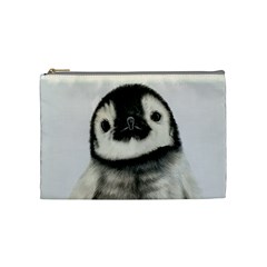 Penguin Chick Cosmetic Bag (medium) by ArtByThree