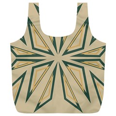 Abstract Pattern Geometric Backgrounds   Full Print Recycle Bag (xl) by Eskimos
