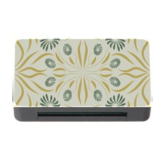 Floral Folk Damask Pattern Fantasy Flowers  Memory Card Reader With Cf by Eskimos