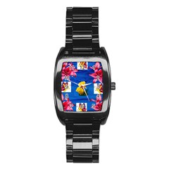 Backgrounderaser 20220425 173842383 Stainless Steel Barrel Watch by marthatravis1968