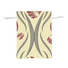 Folk Flowers Print Floral Pattern Ethnic Art Lightweight Drawstring Pouch (m) by Eskimos