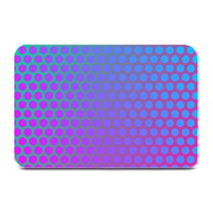 Hex Circle Points Vaporwave One Plate Mats by WetdryvacsLair