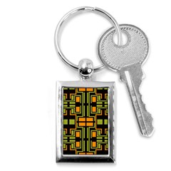 Abstract Geometric Design    Key Chain (rectangle) by Eskimos