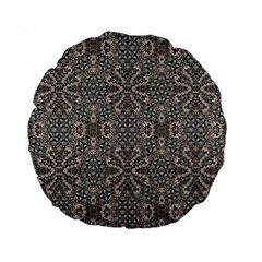 Old Style Decorative Seamless Pattern Standard 15  Premium Round Cushions by dflcprintsclothing