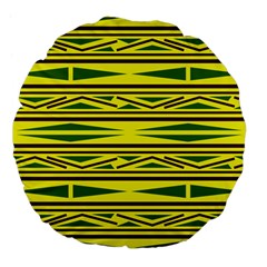 Abstract Pattern Geometric Backgrounds Large 18  Premium Flano Round Cushions by Eskimos