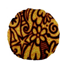 Background-pattern Standard 15  Premium Flano Round Cushions by Jancukart
