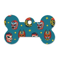 Mask Pattern Dog Tag Bone (two Sides) by Jancukart