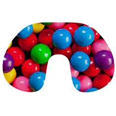 Bubble Gum Travel Neck Pillow by artworkshop