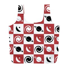 Space Pattern Colour Full Print Recycle Bag (l) by Jancukart