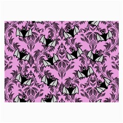 Pink Bats Large Glasses Cloth (2 Sides) by NerdySparkleGoth