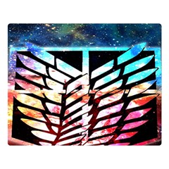 Attack On Titan Shingeki Galaxy Double Sided Flano Blanket (large)  by artworkshop