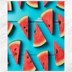 Watermelon Blue Background Canvas 11  X 14  by artworkshop