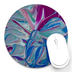 The Painted Shell Round Mousepads