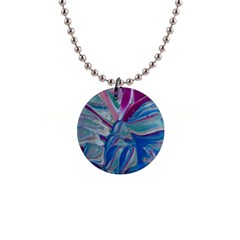 The Painted Shell 1  Button Necklace by kaleidomarblingart