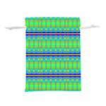 Catching Fractals Lightweight Drawstring Pouch (M) Back