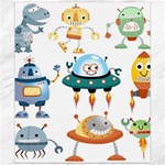 Vector-set-funny-robots-cartoon Canvas 20  x 24  19.57 x23.15  Canvas - 1
