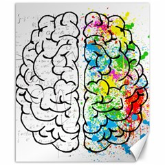 Brain-mind-psychology-idea-drawing Canvas 8  X 10  by Jancukart