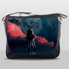 Astronaut-moon-space-nasa-planet Messenger Bag by Jancukart