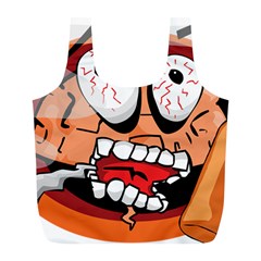 Brain Cartoon Animation Full Print Recycle Bag (l) by Jancukart