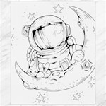 Astronaut-moon-space-astronomy Canvas 11  x 14  10.95 x13.48  Canvas - 1