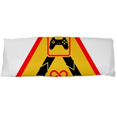 Gamer-geek-video-game-sign-fan Body Pillow Case Dakimakura (two Sides) by Jancukart